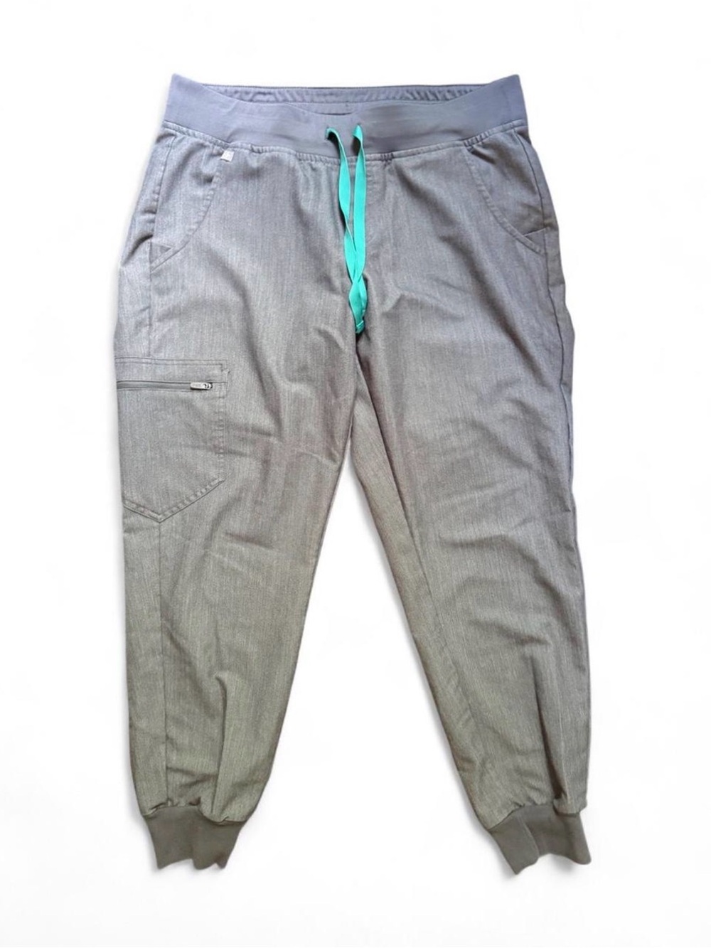 FIGS gray heather Zamora scrub pants size M/P. EUC.  (1405) #medical